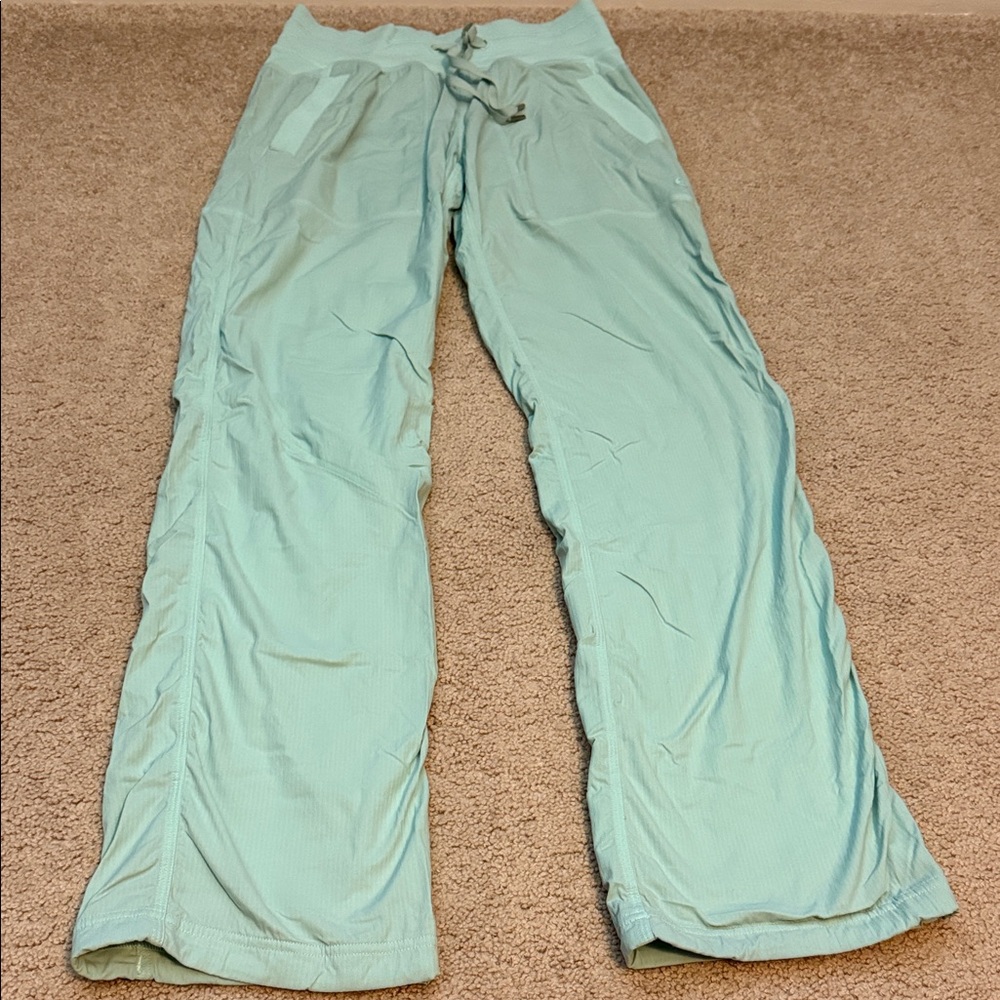 Lululemon light blue drawstring pants